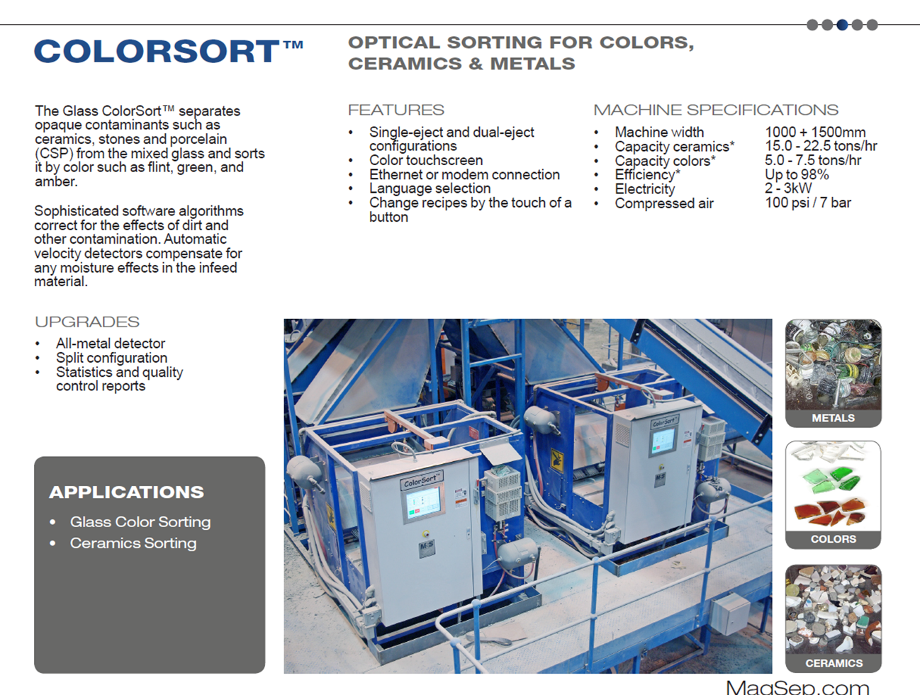 glass sorting equipment