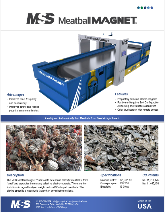 Image of the Meatball Magnet brochure