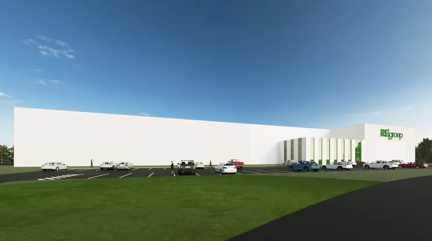 Side angle view of new Halifax building