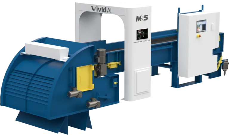 Render of a Vivid AI optical sorter.