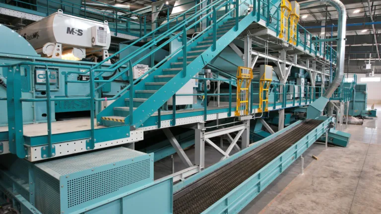 Long view of the Balcones PlasticMax line in a MRF